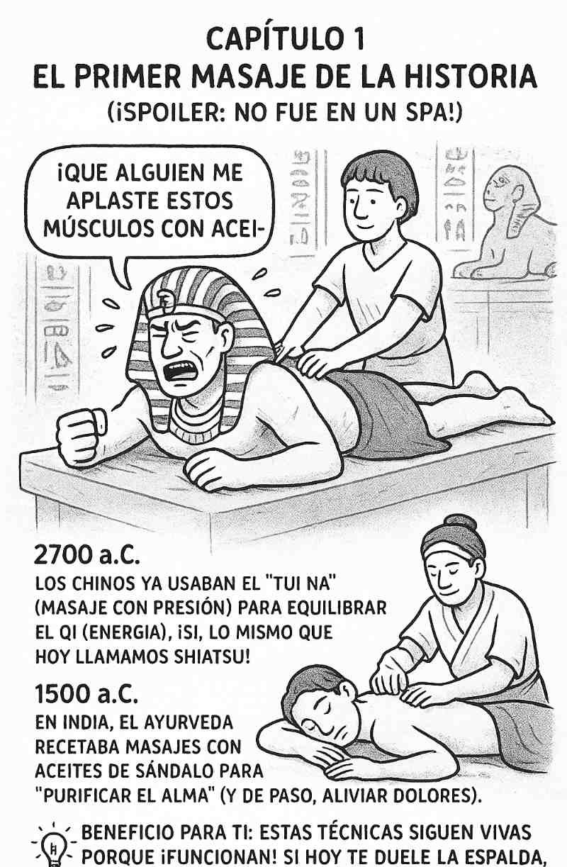Ancient history of massage