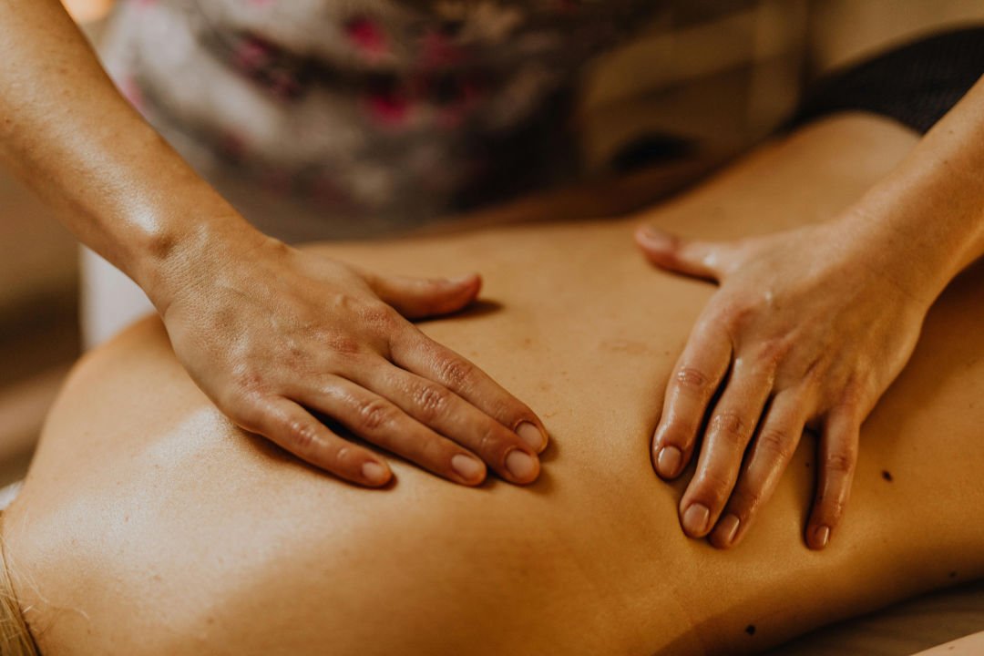 Swedish massage at spa